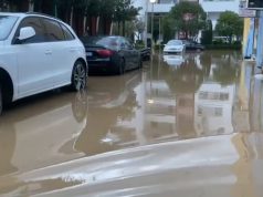 Rrugët e kthyera në lumenj/ Reshje intensive shiu gjatë natës, përmbytet lagja “Besëlidhja” në Lezhë