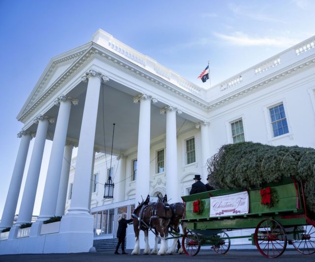 Melania-Trump-greets-White-House-2025-Christmas-tree