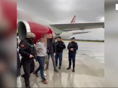 44-vjeçari shqiptar i dënuar me 30 vite burg në Itali ekstradohet nga SHBA; arrestohet në Rinas pas mbërritjes me çarter