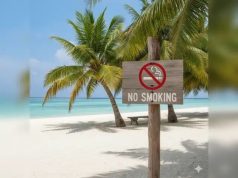 “Maldive-No smoking” për të lindurit pas vitit 2007 (përfshirë turistët)
