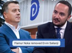 Flamur Noka removed Ervin Salianji