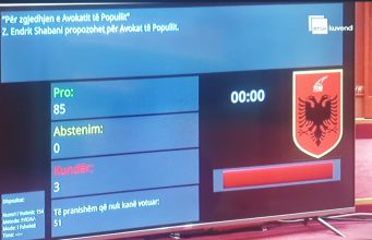 Zyrtare: Endrit Shabani zgjidhet Avokat i Popullit me 85 vota pro në Kuvend