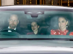 FOTOT/ Farefisi mbretëror u mblodh në Buckingham Palace për drekën tradicionale para Krishtlindjeve