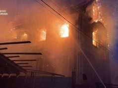 Zjarre dhe shkatërrime të shumta: pamjet e para pas sulmit masiv rus mbi Kievin