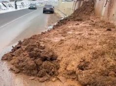 Rrëshqitje dherash në Rrugën e Arbrit, bllokohet qarkullimi i mjeteve në njërin kah