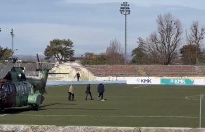 PAMJET / Kryeministri Rama mbërrin në Korçë me helikopter ushtarak