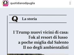 “Trump-ët, fqinjët e rinj!” Mediat në Puglia shkruajnë për resortin luksoz disa milje nga Salento: Tani Amerika do të jetë përballë, një hap larg me gomone
