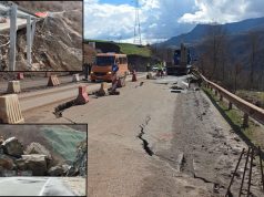 Maliq/ Rruga në Lozhan ende e bllokuar nga trajleri, radhë kilometrike drejt Tiranës