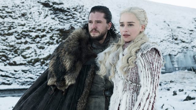 Game of Thrones Season 8Kit Harington, Emilia Clarke.photo: Helen Sloane/HBO