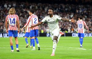 Reali fiton derbin ndaj Atleticos, spektakël me 5 gola dhe karton të kuq