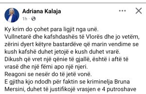 Pitbullit që sulmoi 4-vjeçaren në Vlorë i bënë eutanazi. Shpërthen në akuza Kalaja e PD dhe “Disidentët” kundër Mersinit