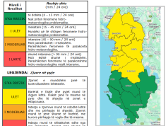 Shtrëngata dhe reshje intensive “godasin” Shqipërinë, ja zonat më të rrezikuara!
