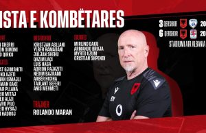 Publikohet lista e Shqipërisë, debuton Rolando Maran në stolin kuqezi