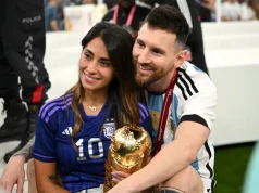 Bashkëshortja e Messit emocionon rrjetin pas tripletës së Leo-s në Botëror