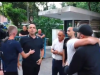 Video/ Protestuesit “zbarkojnë” te selia e PD-së, përplasje me militantët blu