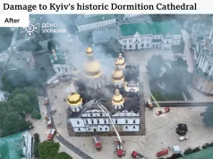 Goditet “Notre-Dame e Kievit”/ 11 të vdekur nga sulmet ruse, flakët përfshijnë katedralen 1000-vjeçare të UNESCO-s.