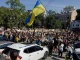 Protesta në Ukrainë kundër Zelenskyt, qytetarët kundërshtojnë shkarkimin e ministrit të Mbrojtjes
