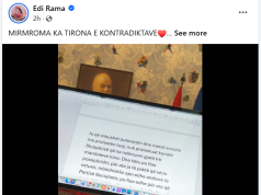 Rama ironizon protestën/ Kryeministri publikon video nga zyra: “Thirrja ‘Rama jepe dorëheqjen’ më ekzalton”