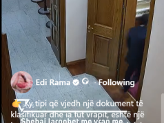Rama sulmon Shehajn: Vodhi dokumentin sekret dhe iku si hajdut. Kryeministri: Prokuroria t’i tregojë vendin grabitësit të dokumenteve të klasifikuara