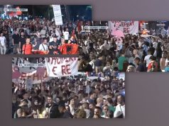 Protestuesit kërkojnë krijimin e një partie të re politike, mbyllet protesta e 46-të me marshim në Tiranë