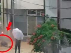 Gruaja merret nga rrjedha e ujit/ Momenti dramatik në Rahovec gjatë përmbytjeve