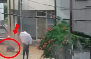 Gruaja merret nga rrjedha e ujit/ Momenti dramatik në Rahovec gjatë përmbytjeve