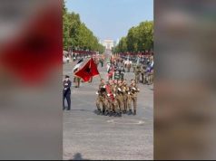 Shqipëria parakalon në Paris, flamuri kuqezi valëvitet në paradën madhështore të 14 Korrikut