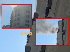 Zjarr në Hotel Radisson në Tiranë, flakët përfshijnë katin e gjashtë