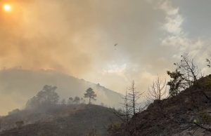 Zjarret nuk ndalen, 4 vatra mbeten aktive/ Situatë problematike në Dajt, Vajkal dhe Lundre, 3 helikopterë në operacion
