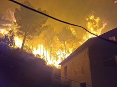 Natë dramatike në Krujë, flakët iu afruan banesave dhe spitalit