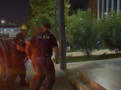 Vodhi një automjet dhe, gjatë tentativës për t’u larguar, përplasi disa automjete dhe goditi një punonjës Policie, arrestohet në flagrancë 35-vjeçari italian.