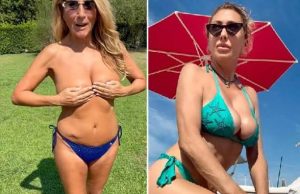 Ikonat e viteve ’80-90 nuk dalin në pension! Jo Squillo pozon topless në mbrojtje të Sabrina Salernos