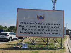 Maqedoni e veriut, shqipja rikthehet në tabelën e Tabanocit, por me gabim drejtshkrimor