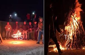 Në pritje të lirimit të ish-komandantëve të UÇK, Shipkovica e Tetovës ndez “Flakadanin e Lirisë”