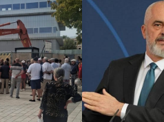 Protesta për Muzeun Hebraik/ Përplasje me policinë, Rama shpërthen ndaj Leskajt: “Çeta e Lesko pijanikut…”