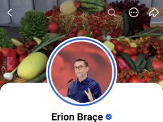 “Τani i lirë!”/ Erion Braçe ndryshon përshkrimin në Facebook pas përplasjes me Ramën