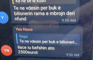 “Sot t’ia djegim shtëpinë Taulantit”/ Balla publikon mesazhet kërcënuese: Ja porosia për grupin e zjarrit!