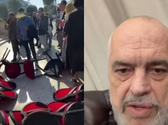 “Dorëheqje, poshtë diktatura, s’duam dialog!” Rama ndjek protestën nga zyra dhe ironizon pedagogët: Këto janë idetë e intelektualëve