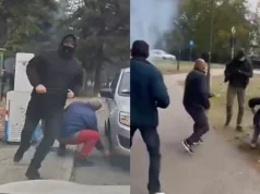 Zgjedhjet në Serbi përgjaken! Të maskuarit sulmojnë me shufra hekuri dhe flakadanë të rinjtë pranë qendrës së votimit, njëri mbetet i gjakosur