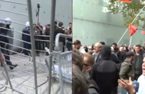 Tensione pranë Kuvendit! Protestuesit shembin gardhin metalik, përballen me forcat e FNSH-së