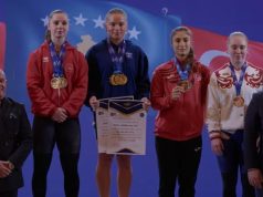 Vetëm 15 vjeçe, fiton tri medalje ari dhe thyen rekorde botërore! Emily Guerrero shkruan historinë për Kosovën në Durrës